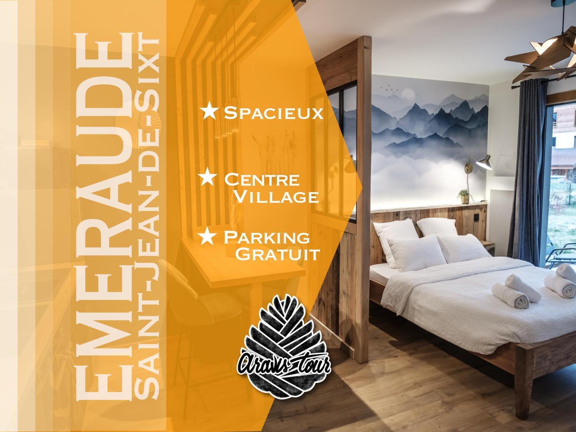 Residence Emeraude - Centre Village - Aravistour Saint-Jean-de-Sixt Esterno foto